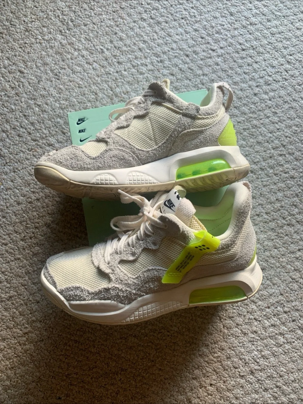 Nike Jordan Ma2 white volt casual suede sneakers basketball